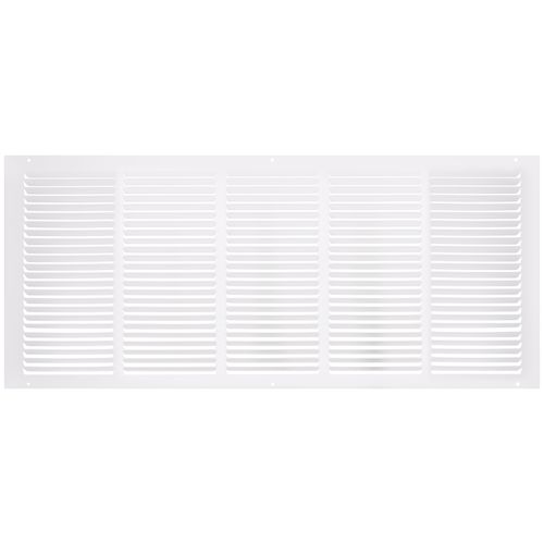 Main product image of 30" x 12" (Wall Opening Size) White Sidewall/Ceiling Return Air Grille (672 Series)
