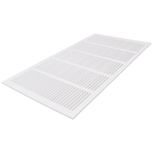 Main product image of 30" x 14" (Wall Opening Size) White Sidewall/Ceiling Return Air Grille (672 Series)