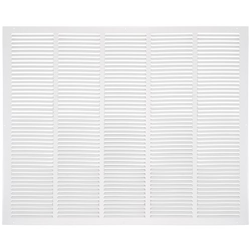 Main product image of 30" x 24" (Wall Opening Size) White Sidewall/Ceiling Return Air Grille (672 Series)
