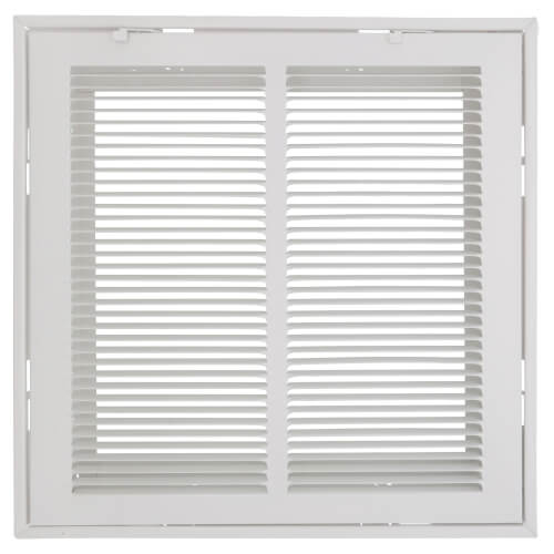 Main product image of 12" x 12" (Wall Opening Size) White Sidewall/Ceiling Return Air Filter Grille