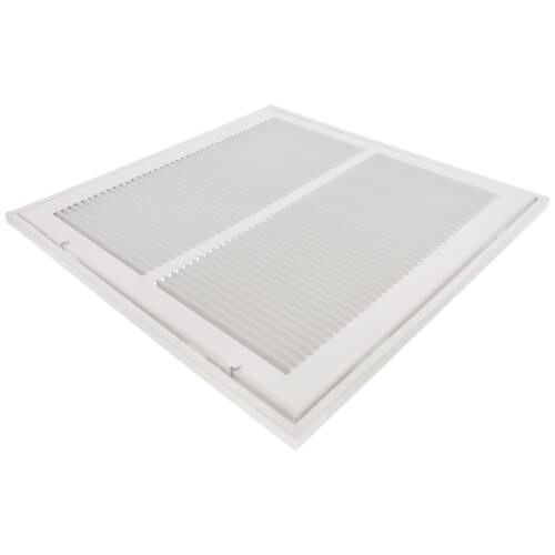 Main product image of 14" x 14" (Wall Opening Size) White Sidewall/Ceiling Return Air Filter Grille