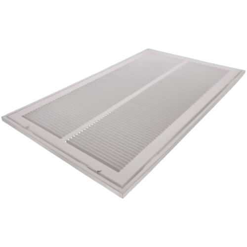 Main product image of 14" x 24" (Wall Opening Size) White Sidewall/Ceiling Return Air Filter Grille