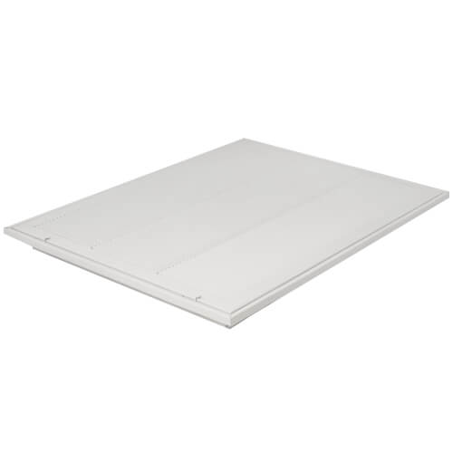 Main product image of 18" x 24" (Wall Opening Size) Bright White Floor Return Air Grille w/ 1/3" Fin Spacing (659 Series)