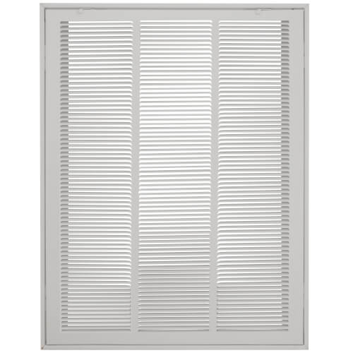 Main product image of 18" x 24" (Wall Opening Size) Bright White Floor Return Air Grille w/ 1/3" Fin Spacing (659 Series)