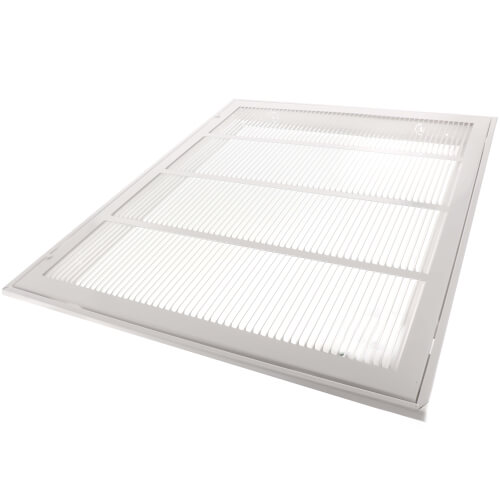 Main product image of 24" x 18" (Wall Opening Size) Bright White Return Air Grille w/ 1/3" Fin Spacing (659 Series)