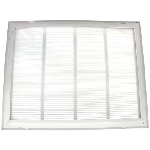 Main product image of 24" x 18" (Wall Opening Size) Bright White Return Air Grille w/ 1/3" Fin Spacing (659 Series)