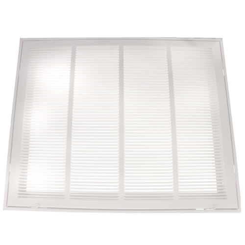 Main product image of 24" x 18" (Wall Opening Size) Bright White Return Air Grille w/ 1/3" Fin Spacing (659 Series)