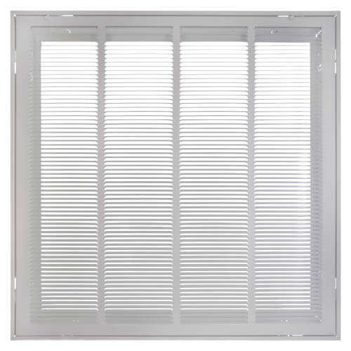 Main product image of 24" x 24" (Wall Opening Size) White Sidewall/Ceiling Return Air Filter Grille (659 Series)