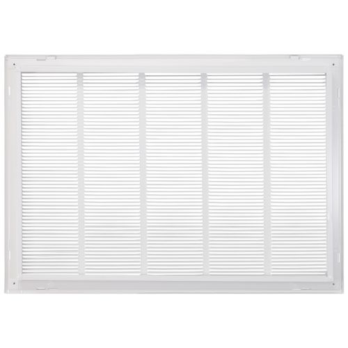 Main product image of 30" x 20" (Wall Opening Size) White Sidewall/Ceiling Return Air Filter Grille (659 Series)
