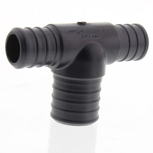 Main product image of 3/4" x 3/4" x 1" PureFlow PolyAlloy PEX Crimp Reducing Tee