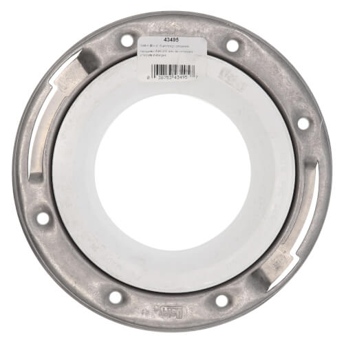 Main product image of 3" or 4" Closet Flange w/ Stainless Steel Ring w/o Test Cap (PVC)