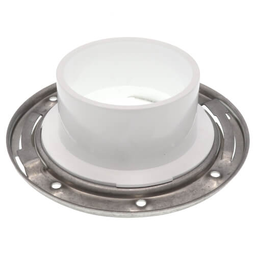 Main product image of 3" or 4" Closet Flange w/ Stainless Steel Ring w/o Test Cap (PVC)