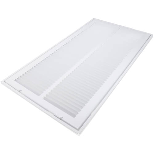Main product image of 12" x 24" (Wall Opening Size) White Sidewall/Ceiling Return Air Filter Grille (673 Series)