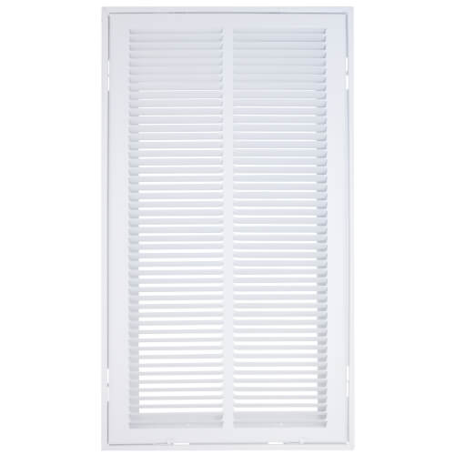 Main product image of 12" x 24" (Wall Opening Size) White Sidewall/Ceiling Return Air Filter Grille (673 Series)