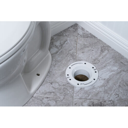 43503OATEY Oatey 43503OATEY 3" or 4" LevelFit Closet Flange w/ Plastic Ring w/o Test Cap