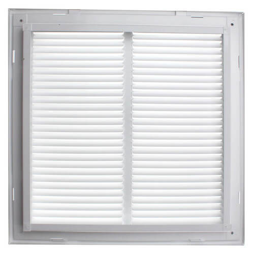 Main product image of 14" x 14" (Wall Opening Size) White Sidewall/Ceiling Return Air Filter Grille (673 Series)