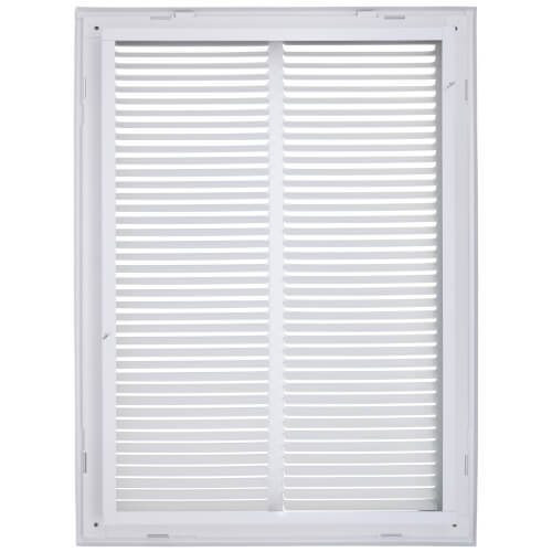 Main product image of 14" x 20" (Wall Opening Size) White Sidewall/Ceiling Return Air Filter Grille (673 Series)