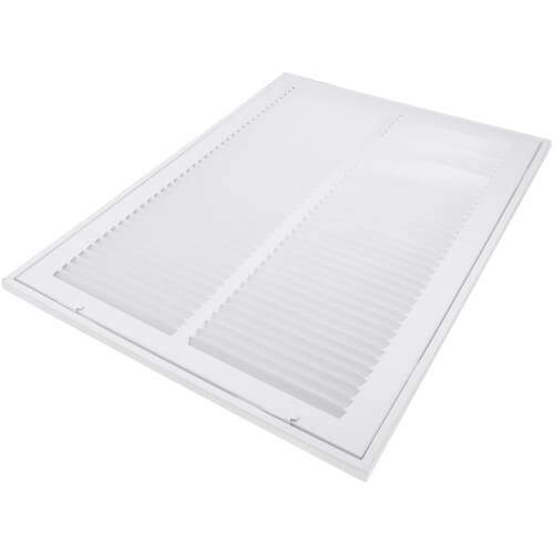 Main product image of 14" x 20" (Wall Opening Size) White Sidewall/Ceiling Return Air Filter Grille (673 Series)