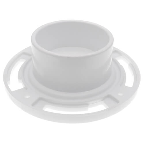 Main product image of 3" or 4" Level-Fit Closet Flange w/ Plastic Ring and Test Cap (PVC)