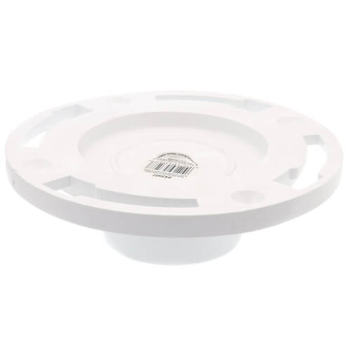 3" Level-Fit, Inside Fit Closet Flange w/ Plastic Ring and Test Cap (PVC)