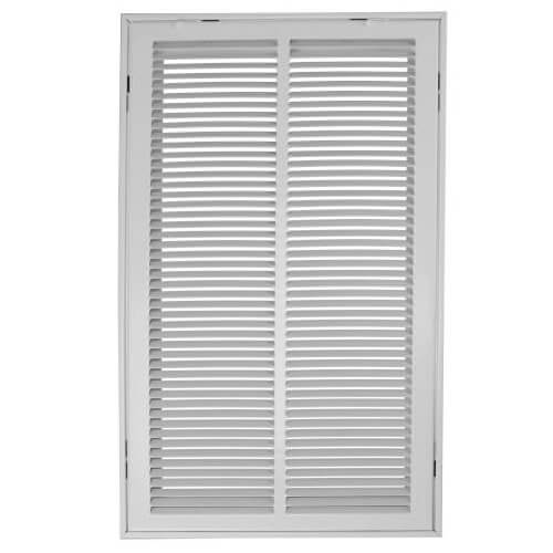 Main product image of 14" x 30" (Wall Opening Size) White Sidewall/Ceiling Return Air Filter Grille (673 Series)