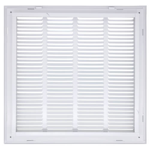 Main product image of 16" x 16" (Wall Opening Size) White Sidewall/Ceiling Return Air Filter Grille (673 Series)