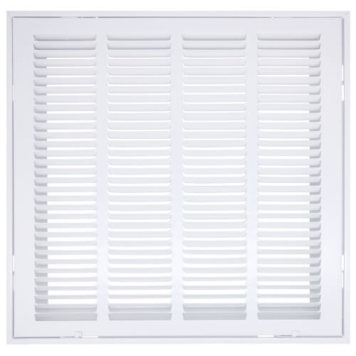 Main product image of 16" x 16" (Wall Opening Size) White Sidewall/Ceiling Return Air Filter Grille (673 Series)