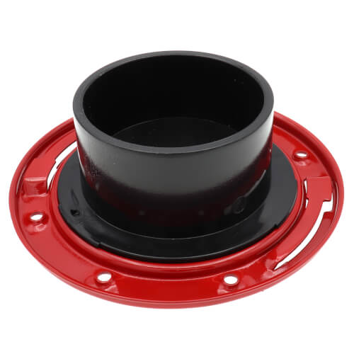 Main product image of 3" or 4" ABS Level-Fit Closet Flange w/ Metal Ring and Test Cap