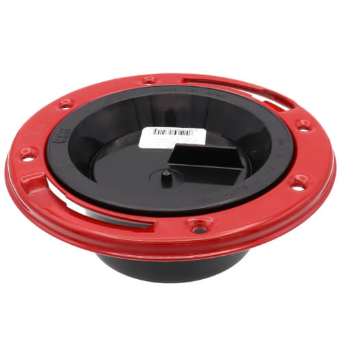 Main product image of 3" or 4" ABS Level-Fit Closet Flange w/ Metal Ring and Test Cap