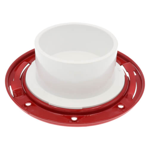 Main product image of 3" or 4" Closet Flange w/ Metal Ring and Test Cap (PVC)