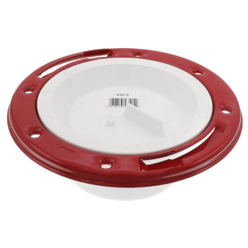 Main product image of 3" or 4" Closet Flange w/ Metal Ring and Test Cap (PVC)