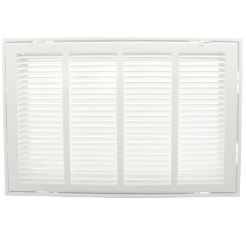 Main product image of 20" x 12" (Wall Opening Size) White Sidewall/Ceiling Return Air Filter Grille (673 Series)