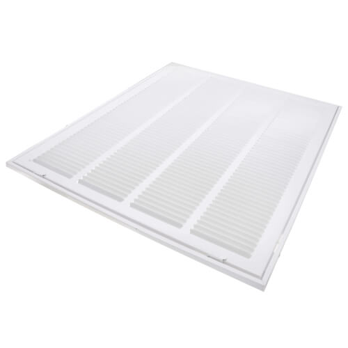 Main product image of 20" x 25" (Wall Opening Size) White Sidewall/Ceiling Return Air Filter Grille