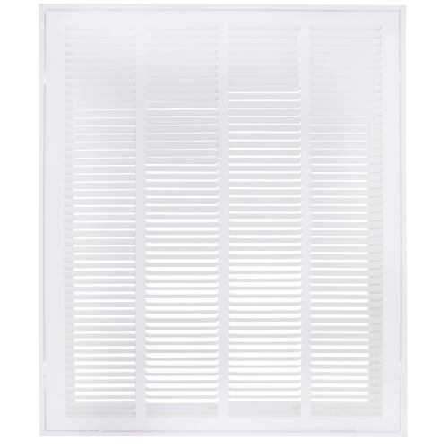 Main product image of 20" x 25" (Wall Opening Size) White Sidewall/Ceiling Return Air Filter Grille