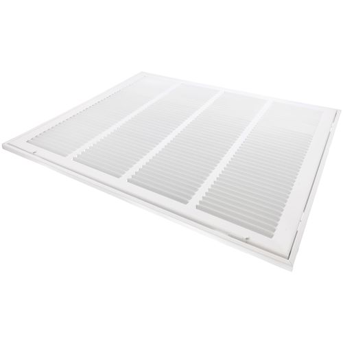 Main product image of 24" x 20" (Wall Opening Size) White Sidewall/Ceiling Return Air Filter Grille (673 Series)