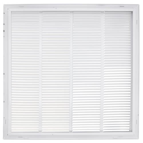 Main product image of 24" x 24" (Wall Opening Size) White Sidewall/Ceiling Return Air Filter Grille (673 Series)