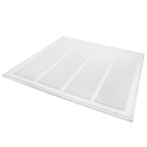 Main product image of 24" x 24" (Wall Opening Size) White Sidewall/Ceiling Return Air Filter Grille (673 Series)