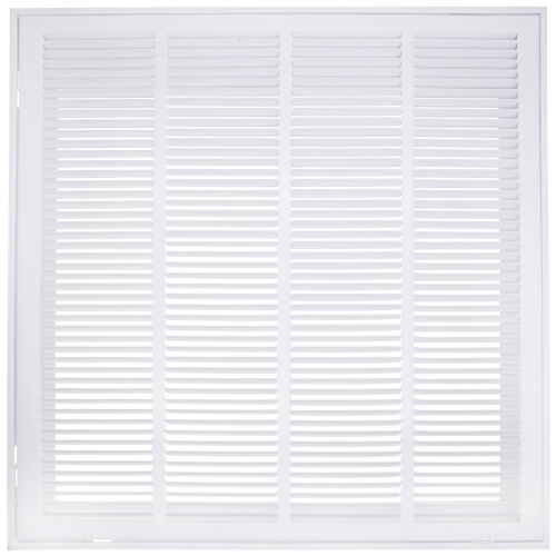 Main product image of 24" x 24" (Wall Opening Size) White Sidewall/Ceiling Return Air Filter Grille (673 Series)