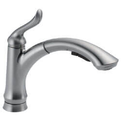 Main product image of Linden Single Handle Pull-Out Kitchen Faucet (Arctic Stainless, DST), 4353-AR-DST