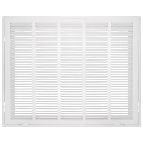 Main product image of 25" x 20" (Wall Opening Size) White Sidewall/Ceiling Return Air Filter Grille (673 Series)