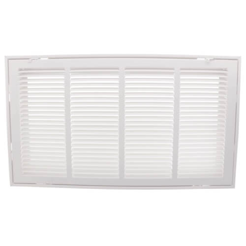 Main product image of 30" x 14" (Wall Opening Size) White Sidewall/Ceiling Return Air Filter Grille (673 Series)