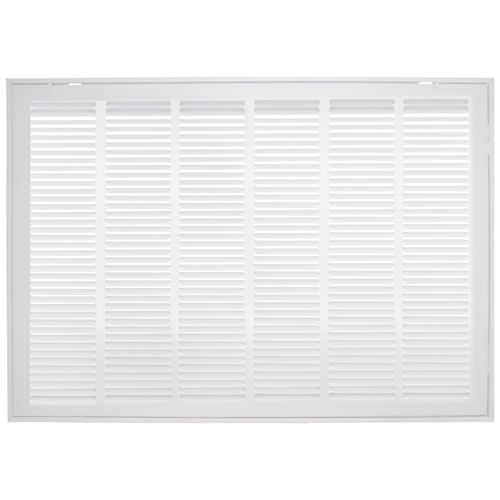 Main product image of 30" x 20" (Wall Opening Size) White Sidewall/Ceiling Return Air Filter Grille (673 Series)