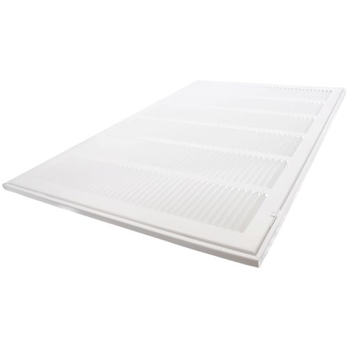 Main product image of 30" x 20" (Wall Opening Size) White Sidewall/Ceiling Return Air Filter Grille (673 Series)