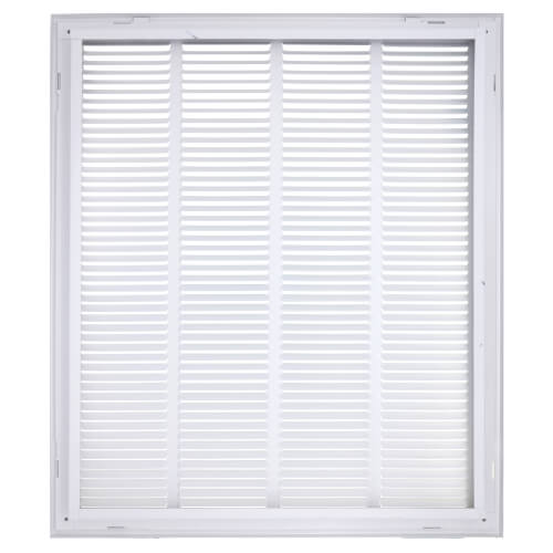 Main product image of 20" x 24" (Wall Opening Size) White Sidewall/Ceiling Return Air Filter Grille (673 Series)