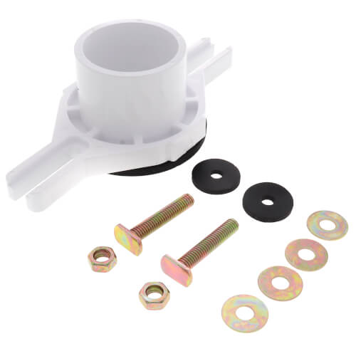 43543 Oatey 43543 2" PVC Horizontal Spigot Urinal Flange Kit for