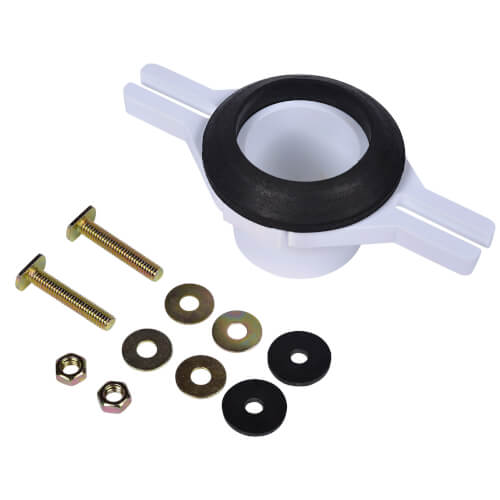 43543 Oatey 43543 2" PVC Horizontal Spigot Urinal Flange Kit for