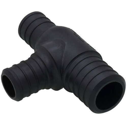Main product image of 1" x 3/4" x 3/4" PureFlow PolyAlloy PEX Crimp Reducing Tee