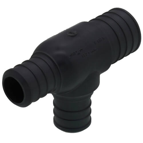 Main product image of 1" x 3/4" x 3/4" PureFlow PolyAlloy PEX Crimp Reducing Tee