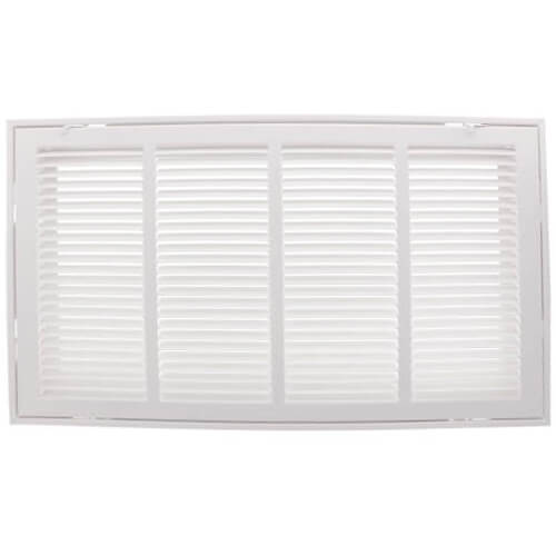 Main product image of 24" x 16" (Wall Opening Size) White Sidewall/Ceiling Return Air Filter Grille (673 Series)