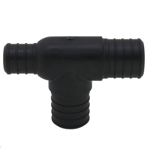 Main product image of 1" x 3/4" x 1" PureFlow PolyAlloy PEX Crimp Reducing Tee